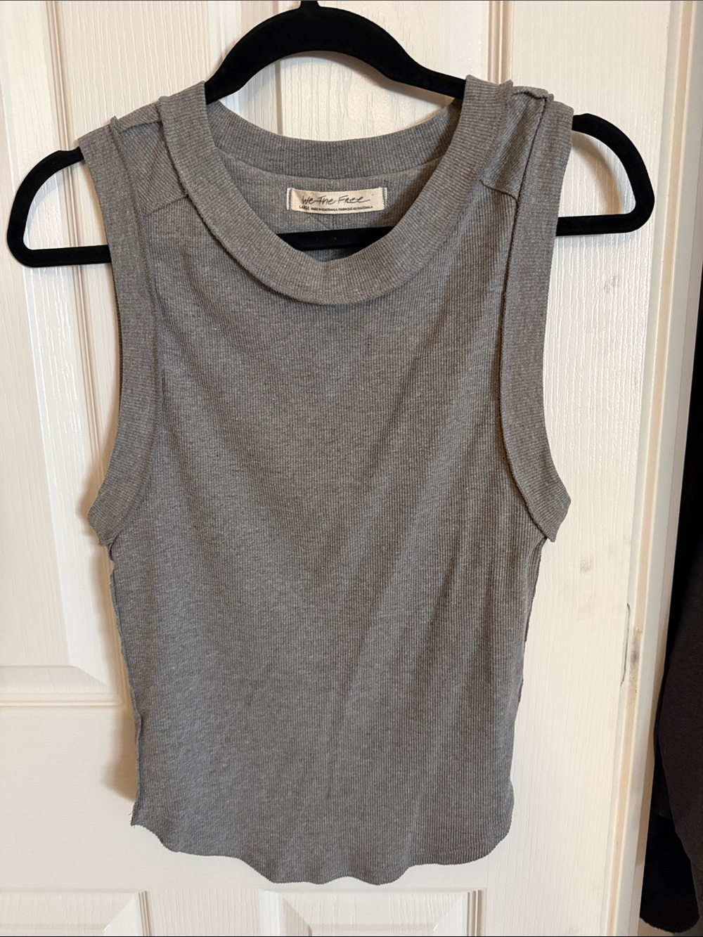 NWOT We The Free Ribbed Sleeveless Tank Top in Gray